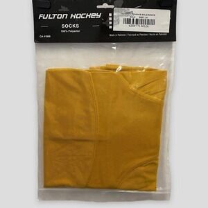 Fulton JUNIOR 24" performance solid hockey socks gold